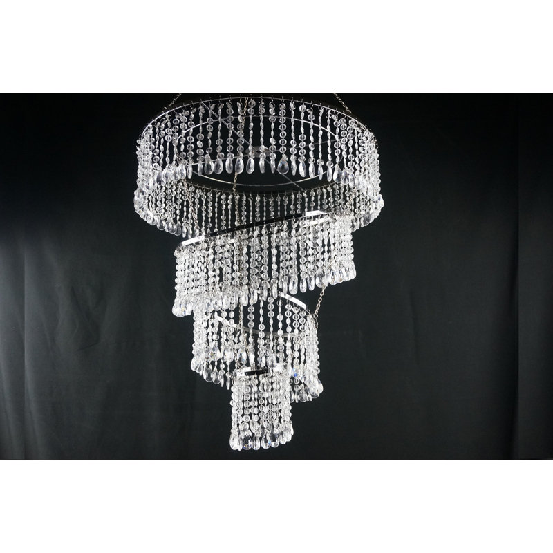 Trystan 1 - Light Chrome Unique/Statement Pendant