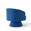 Fauteuil demi-tonneau pivotant en velours Murrow-1657574652