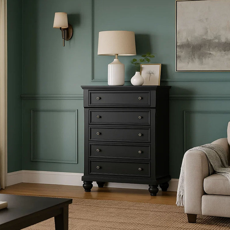 Commode standard 5 tiroirs Analin