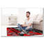 Tapis mauve à motif de papillons 3D 59 po x 39 po - Mignon tapis de chambre de jeu pour les adolescents