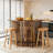 Stylish Bar Table,Arc-Shaped Bar Cabinet,Coffee Table