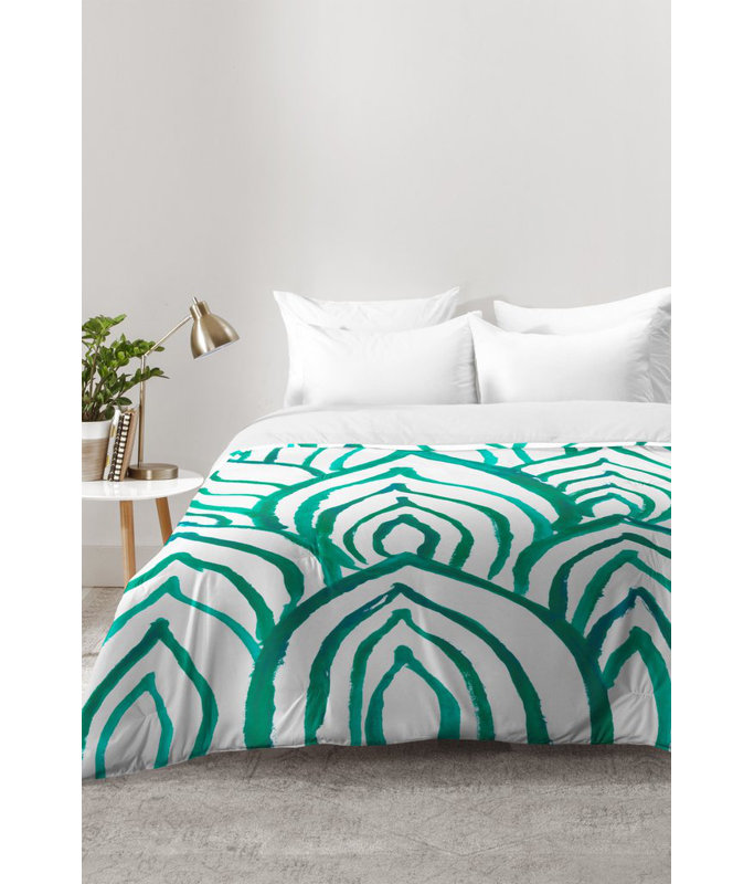 Ensemble d'édredon Emerald Coast, Édredon pour lit simple TG + 1 taie décorative