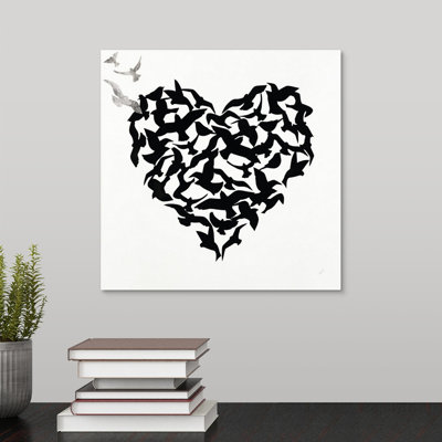 «Hearts in Flight IV», impression sur toile