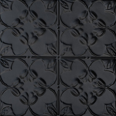 Tuile de plafond cloutée en étain lilas 2 pi x 2 pi