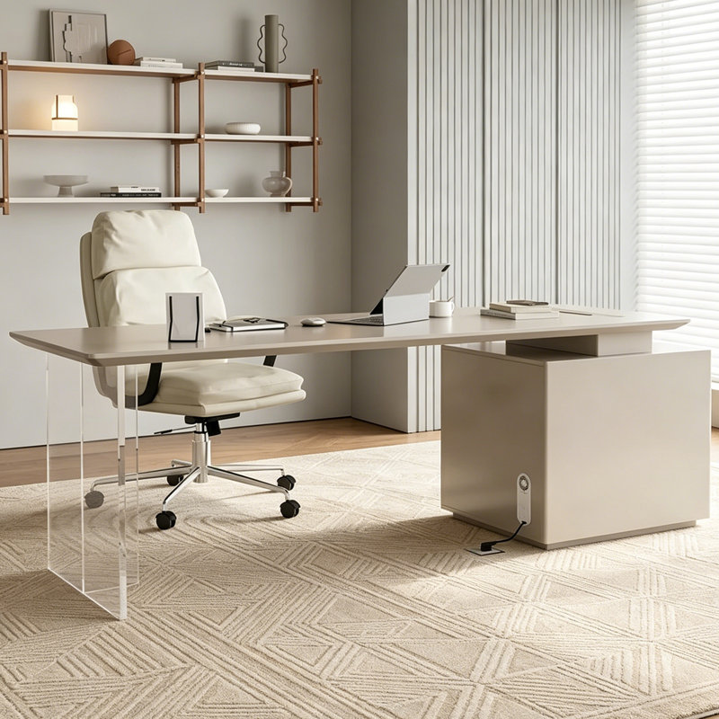 Bureau de luxe de style italien, 29.53" H x 70.87" W x 23.62" D