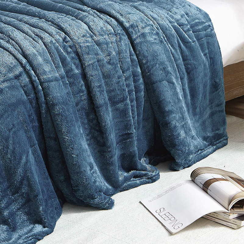 Other Items Coma Inducer Fleece Sheet Set, Full Sheet Set + Fitted Sheet + 2 Pillowcases, Ocean Depths Teal