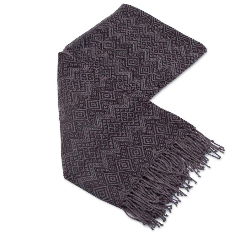Diamond Hand Woven Throw Blanket