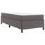 Structure de lit en similicuir gris 35,4 "x 74,8" Vidaxl-621659015-621659013