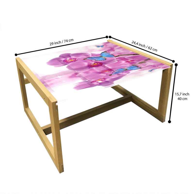 Irv Sled Coffee Table, 62cm H x 74cm W x 40cm D