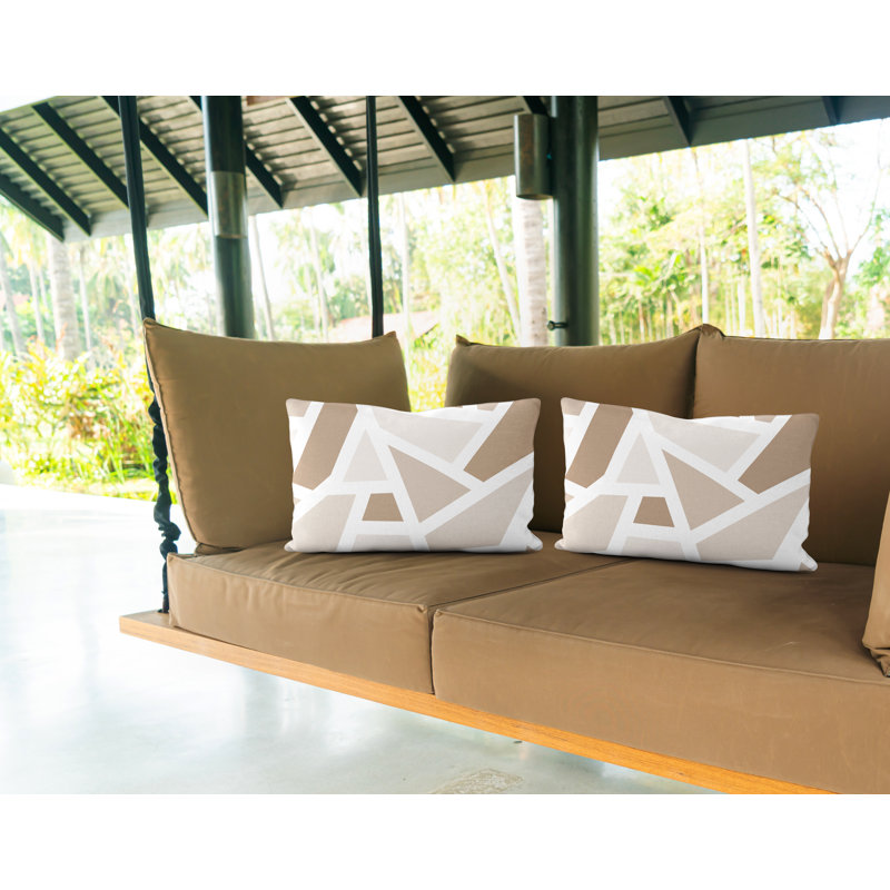 Coussin carré intérieur / extérieur Marion, Beige