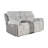 Bruni Grey Console Reclining Loveseat