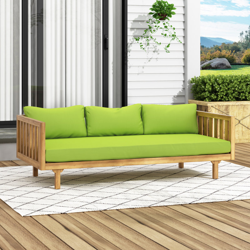 CLAREMONT LIT DE JOUR 3 PLACES, Beige/Teak