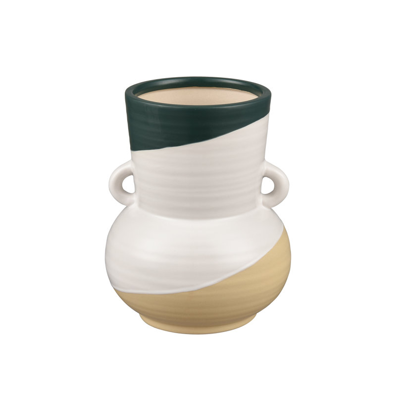 Petit vase Joffe, H 8 po x l 6,75 po x P 6,75 po