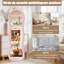 Fabric Leaning and Freestanding Full Length Mirror-1960906026-1960906030