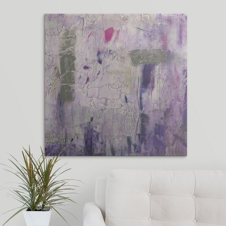 « ii » jennifer grolier, impression Dusty Violet, H 35 po x l 35 po x P 1,5 po, Toile