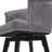 Swivel Counter Stool With Upholstered Seat And Metal Frame  Set Of 3-114649052