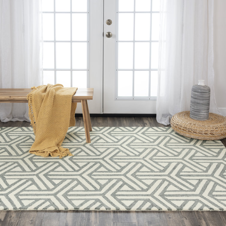 Wool Geometric Indoor Rug