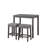Doherty 2 - Person Solid Wood Top Four Leg Dining Set-712876162