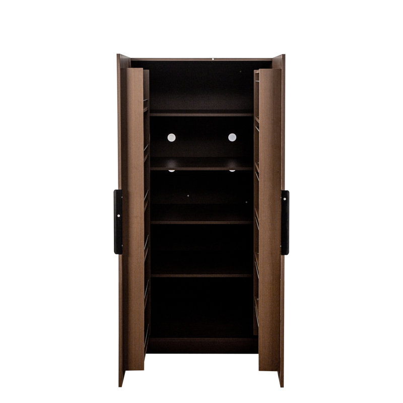 Armoire de cuisine autoportante avec portes et tablettes