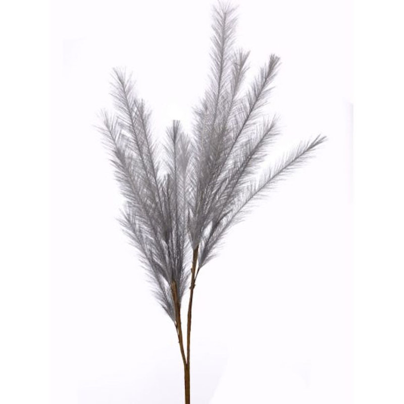 Herbe de pampas artificielle 47,5 po, Gris
