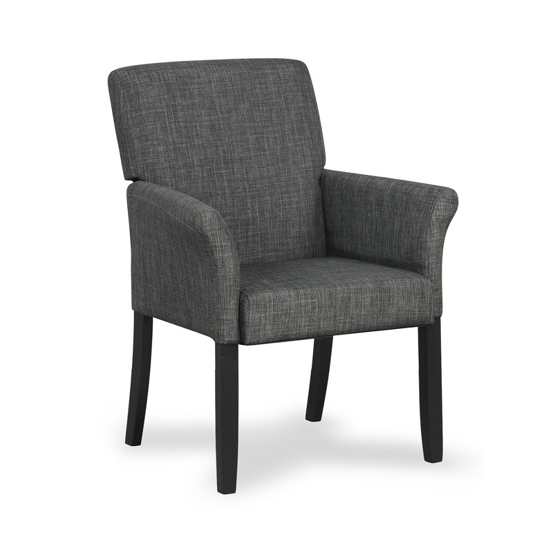 Fauteuil Assaf, Mélange de lin gris
