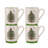Spode Christmas Tree Stacking Mugs 12 Oz