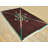 Antique Art Deco Small Scatter Size Wool Chocolate Rug
