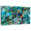 Tas de plumes de paon bleu sarcelle Kerner