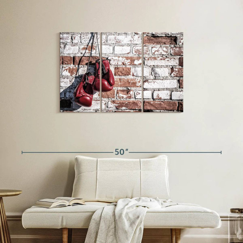Sireci Red Boxing Gloves, 24" H x 38" W