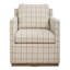 Chaise pivotante en lin Uttermost Basie