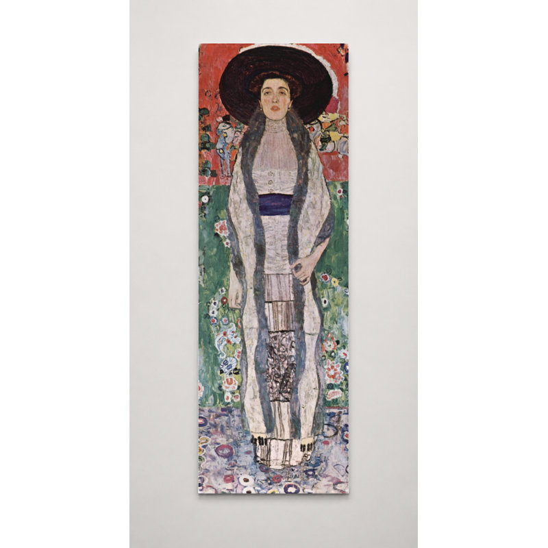Portrait d'Adèle Bloch-Bauer II (1912) - art mural sur toile, 60" W x 20" H