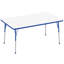 Table rectangulaire d'activités effaçables à sec avec pieds réglables-765072746-791962597-791962592