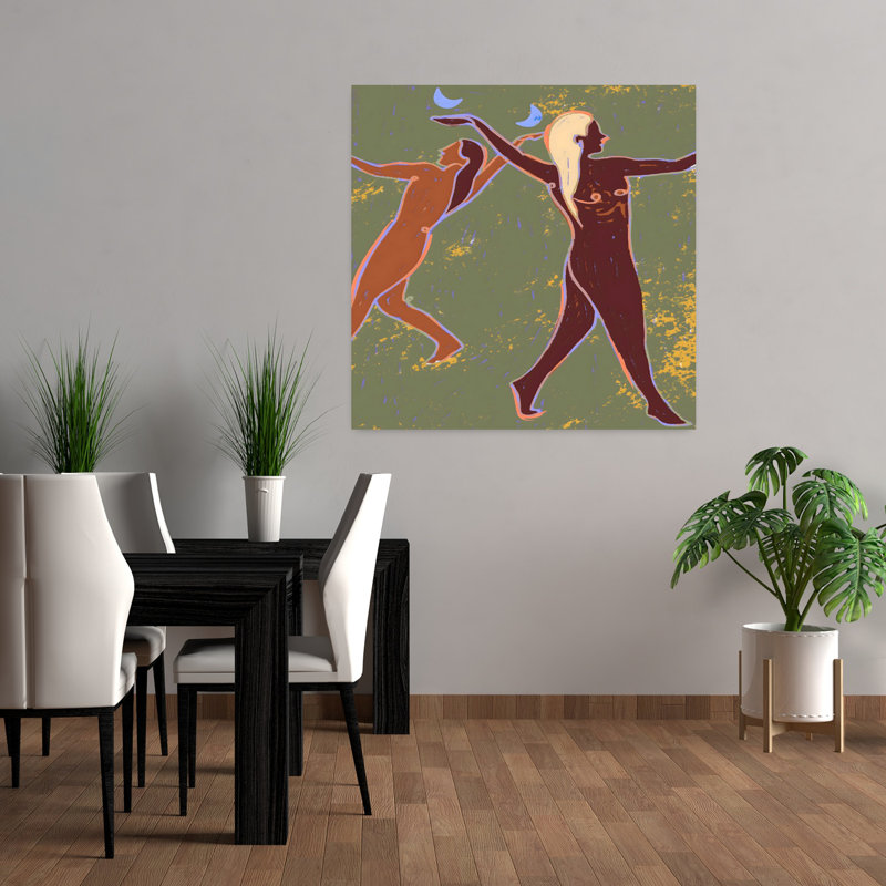 Art contemporain, paysage contemporain, art abstrait, H 36 po x l 36 po
