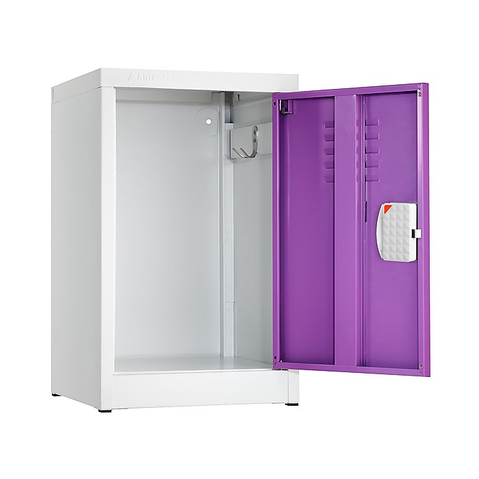 24" Purple Steel Single Tier Storage Locker with Digital Lock