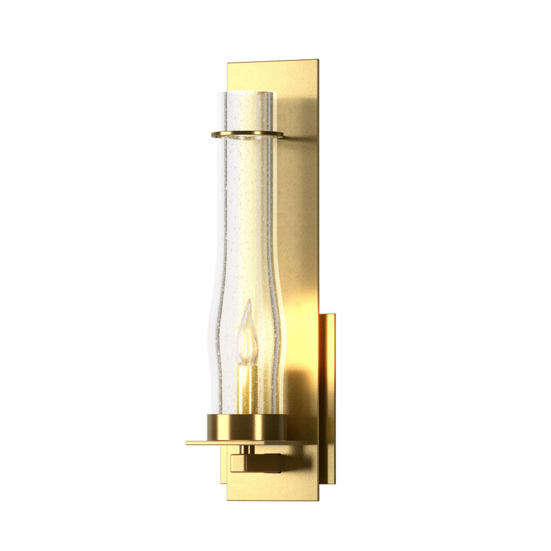 New Town 1 - Light Armed Sconce, Modern Brass, Large