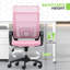 Siège de bureau ergonomique pivotant pour le bureau à domicile Soutien lombaire réglable, fonction de hauteur et d'inclinaison, conception confortable pour une productivité toute la journée-98598234