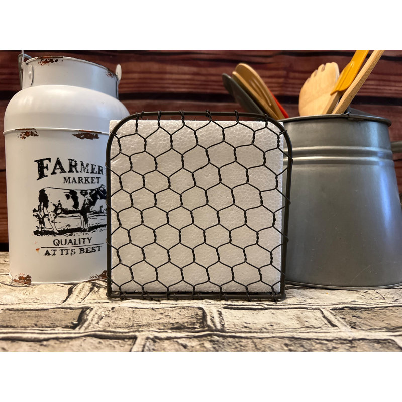 Chicken Wire Napkin Holder
