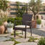 Ensemble de 2 chaises de jardin en osier corse