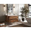 Meuble-lavabo simple 36 po avec plateau en quartz Shafay