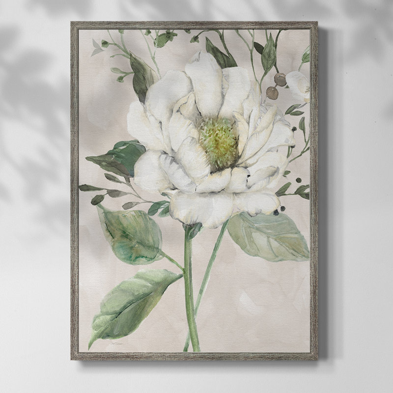 «Garden Elegance I», reproduction encadrée - bois massif 49981, H 30 po x l 24 po