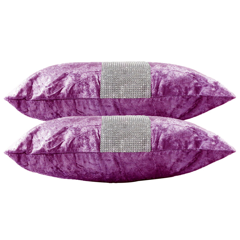 Diamante Back Cushion, 45 cm H x 45 cm W x 5 cm D, Wine
