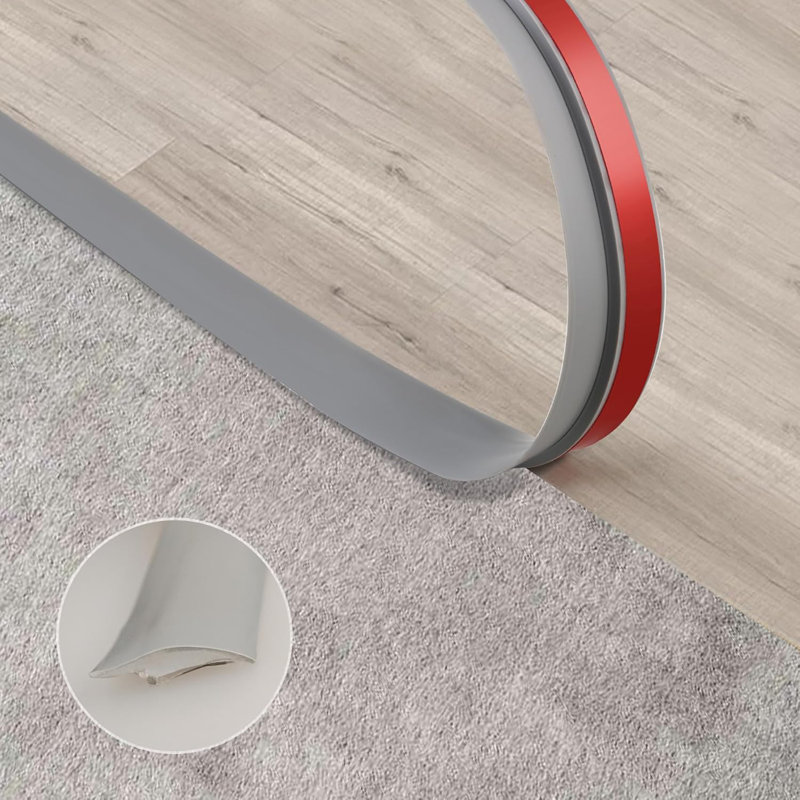 Self-Adhesive Floor Threshold Transition Strip – Multi-Surface Edge Trim for Tile/Wood/Carpet