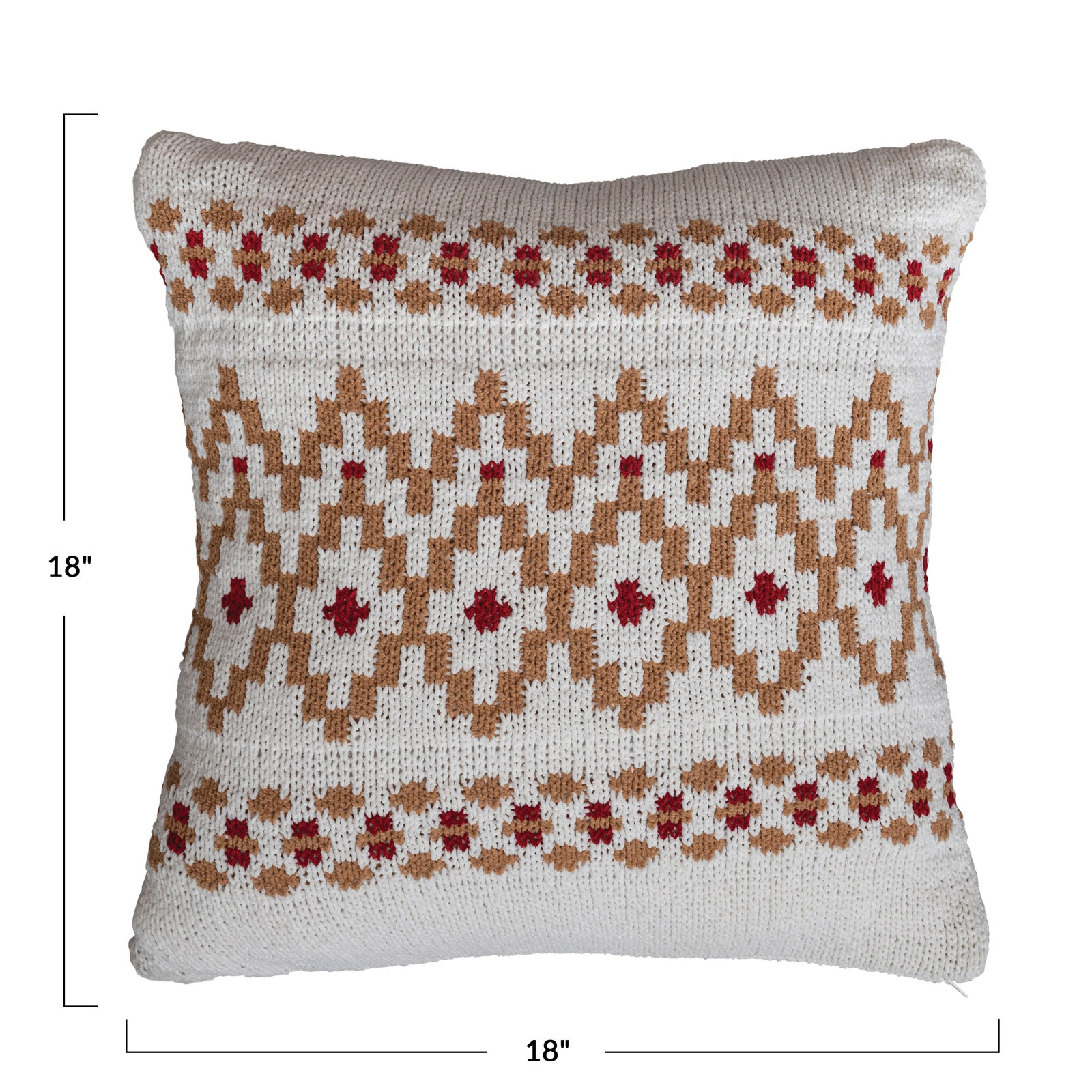 Geometric Cotton Throw Pillow