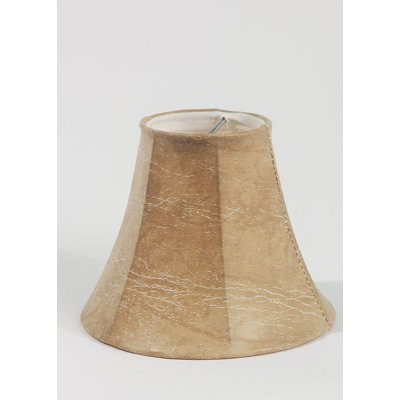 5'' H Faux Leather Bell Candelabra Shade
