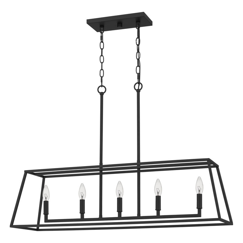 Mutz 5 - Light Kitchen Island Pendant, Matte Black