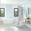 Lavabo de salle de bain vasque rectangulaire en céramique 19 po x 15 po