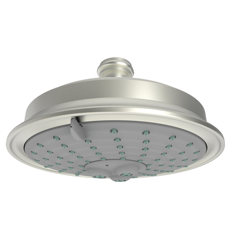 Multi Function Fixed Shower Head, Satin Nickel