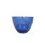 Baignoire autoportante ovale bleue transparente de 64 pouces, ergonomique pour le confort de la salle de bain.