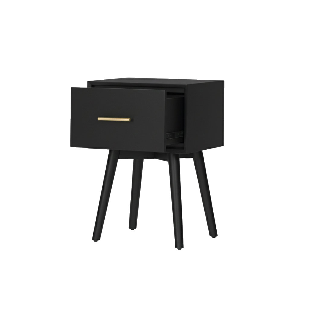 Williams 18" Mahogany End Table, Black
