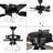 52'' Ceiling Fan with Light Kit-2121392567